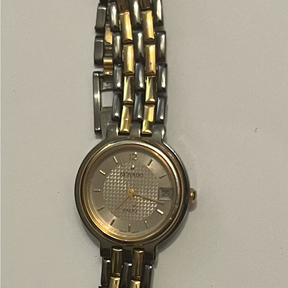 Movado Gold and Silver Women's Watch